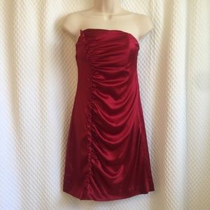 Express silk strapless dress size 0. #231